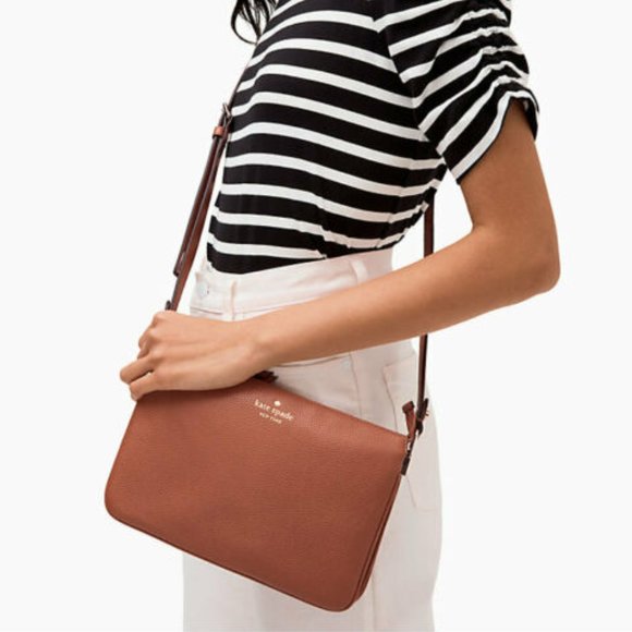 kate spade Handbags - kate spade crossbody leather camel shoulderbag